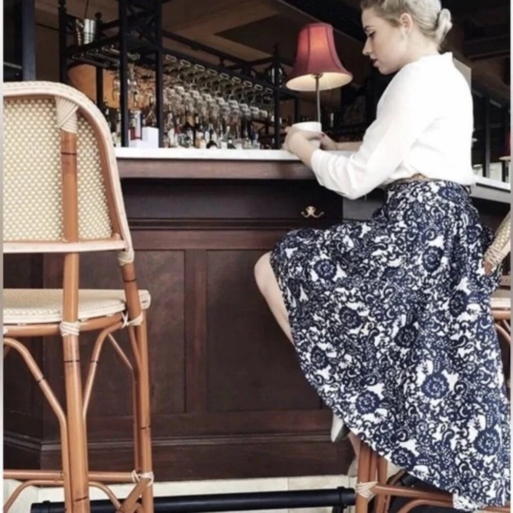 Anthropologie Sachin Babi Vespertine Brocade High Low Skirt size 2